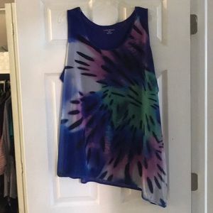Lane Bryant blue/purple tank top